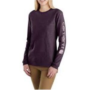 Carhartt Loose Fit Women’s Size Small Purple Long Sleeve Shirt